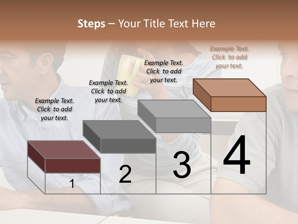 Officeworker Working Midwoman PowerPoint Template