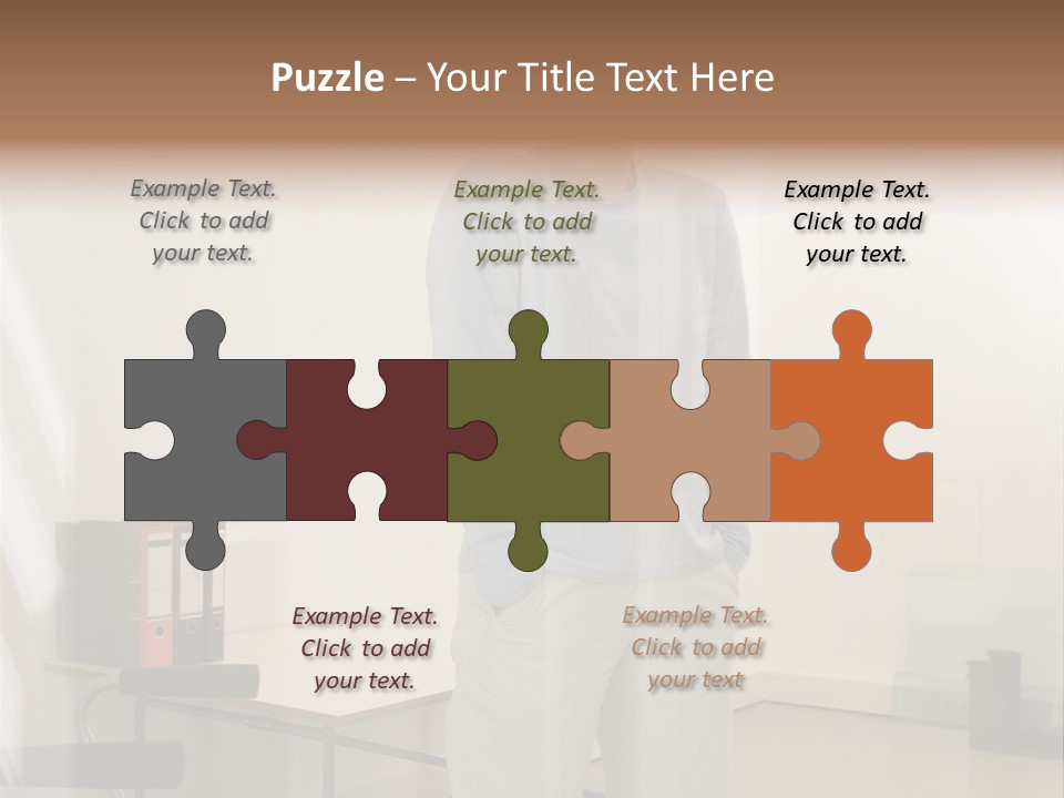 Oversized Fun Fairs Males PowerPoint Template