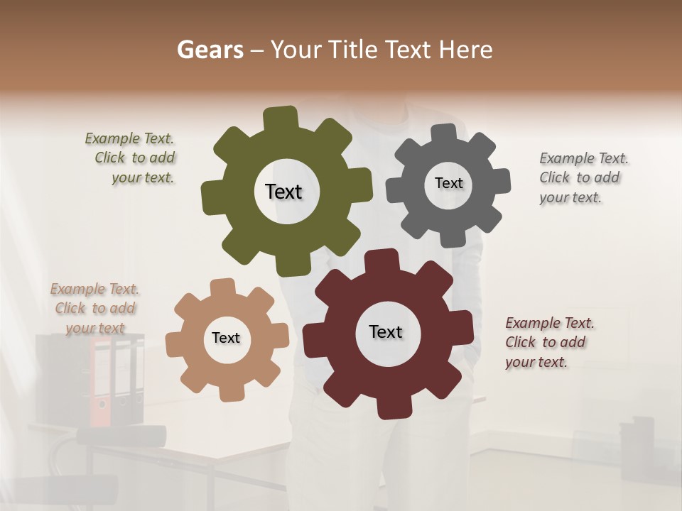 Oversized Fun Fairs Males PowerPoint Template