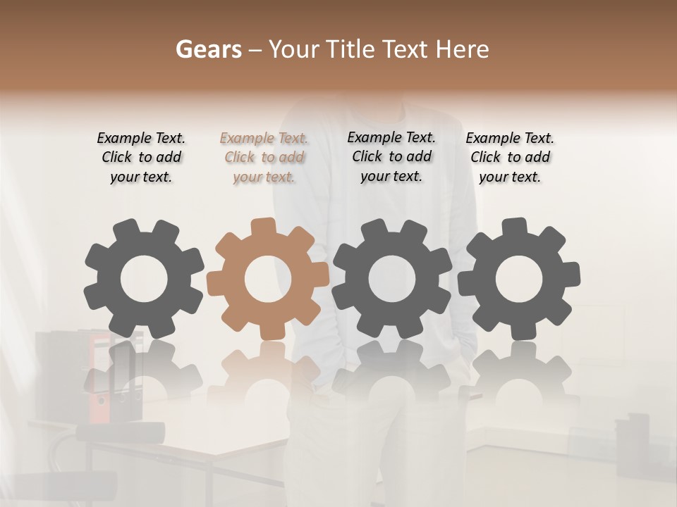 Oversized Fun Fairs Males PowerPoint Template