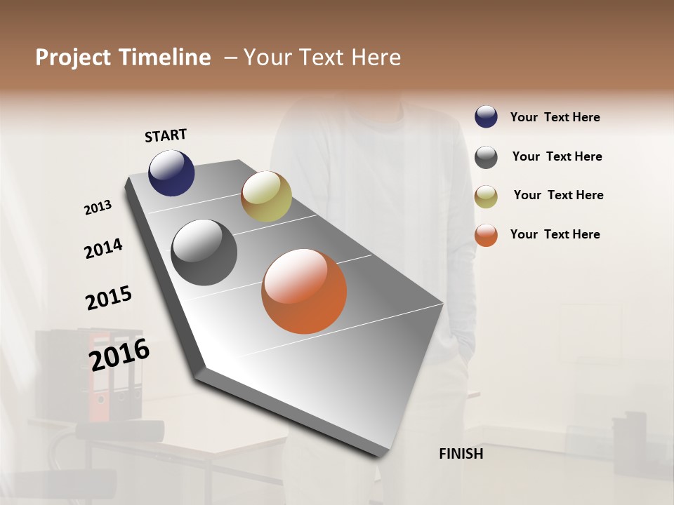 Oversized Fun Fairs Males PowerPoint Template