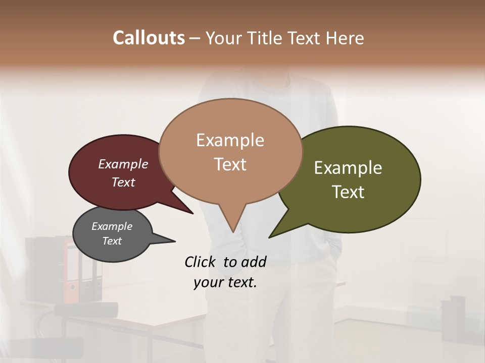 Oversized Fun Fairs Males PowerPoint Template