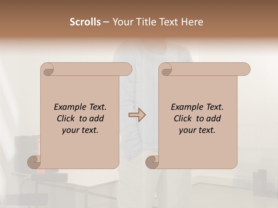 Oversized Fun Fairs Males PowerPoint Template