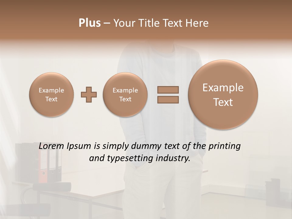 Oversized Fun Fairs Males PowerPoint Template