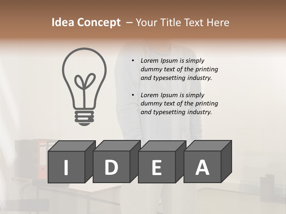 Oversized Fun Fairs Males PowerPoint Template