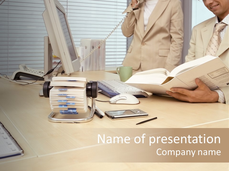 Document Business Images PowerPoint Template