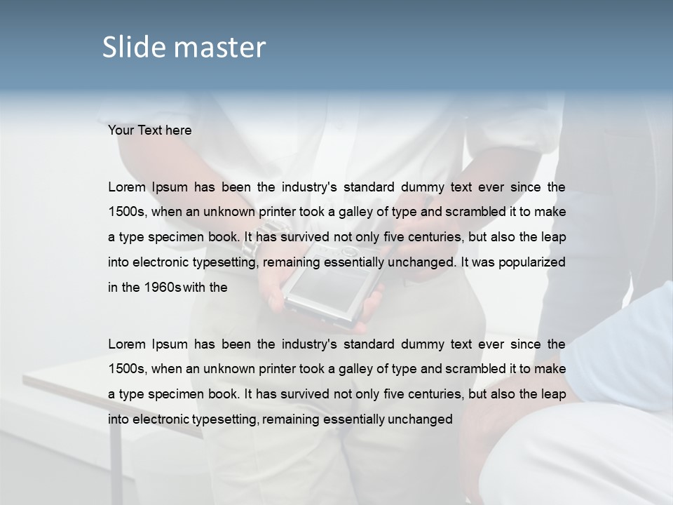 Standing  Hitech PowerPoint Template