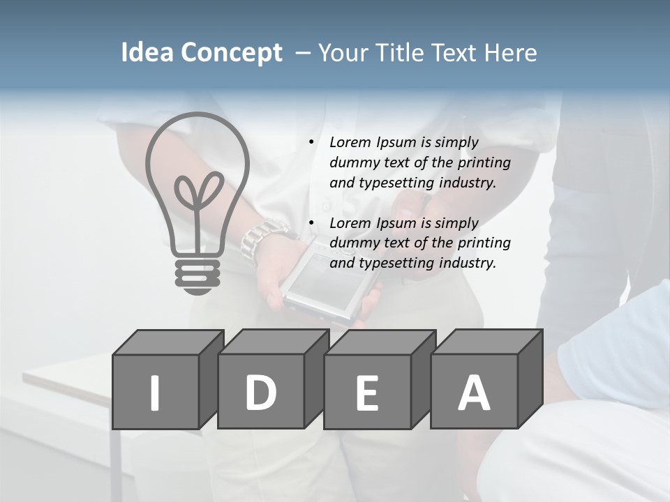 Standing  Hitech PowerPoint Template