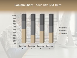 Computer Youngman Images PowerPoint Template