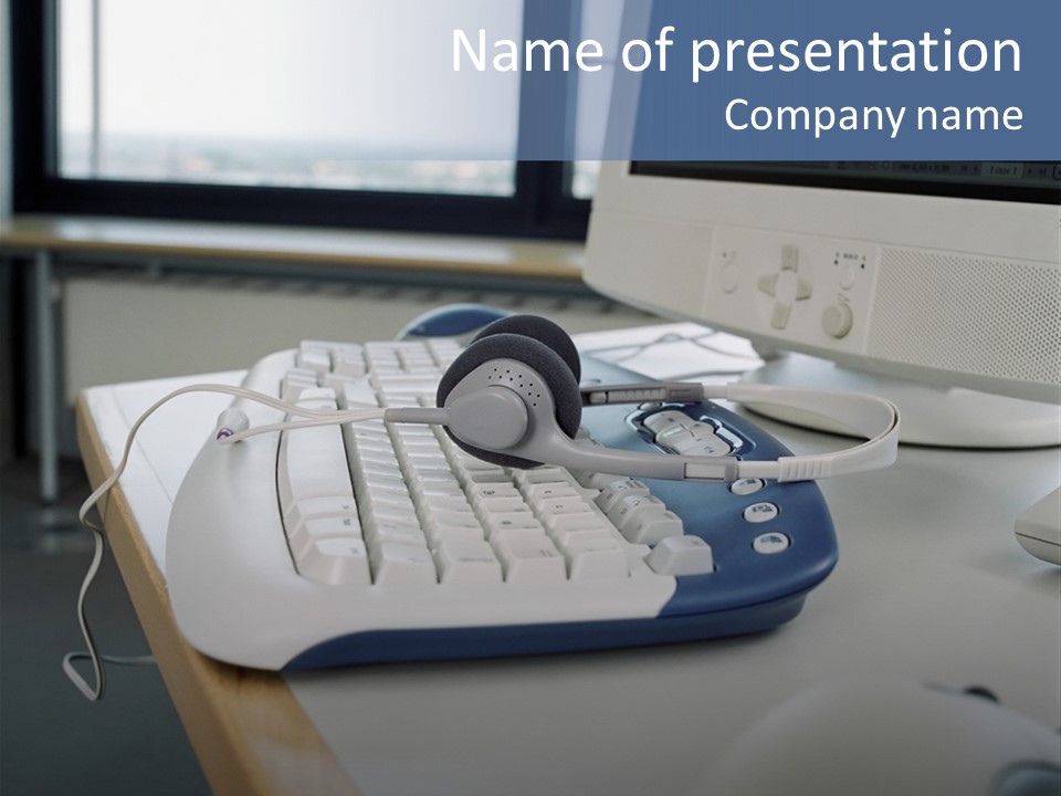 Technology Stockphotograph Computermouse PowerPoint Template