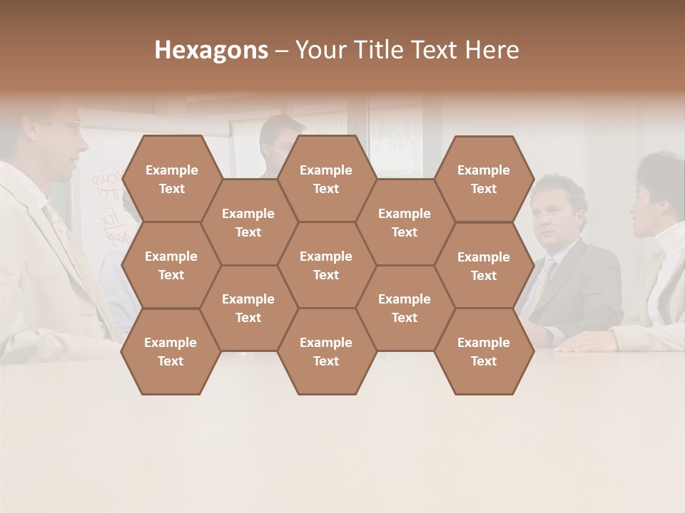 Businessman Talking Meeting PowerPoint Template