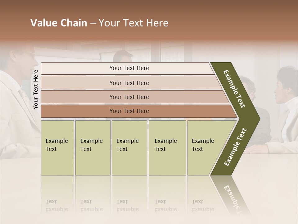 Businessman Talking Meeting PowerPoint Template