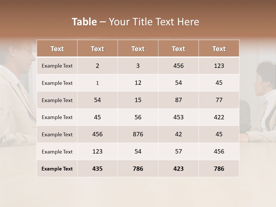 Businessman Talking Meeting PowerPoint Template