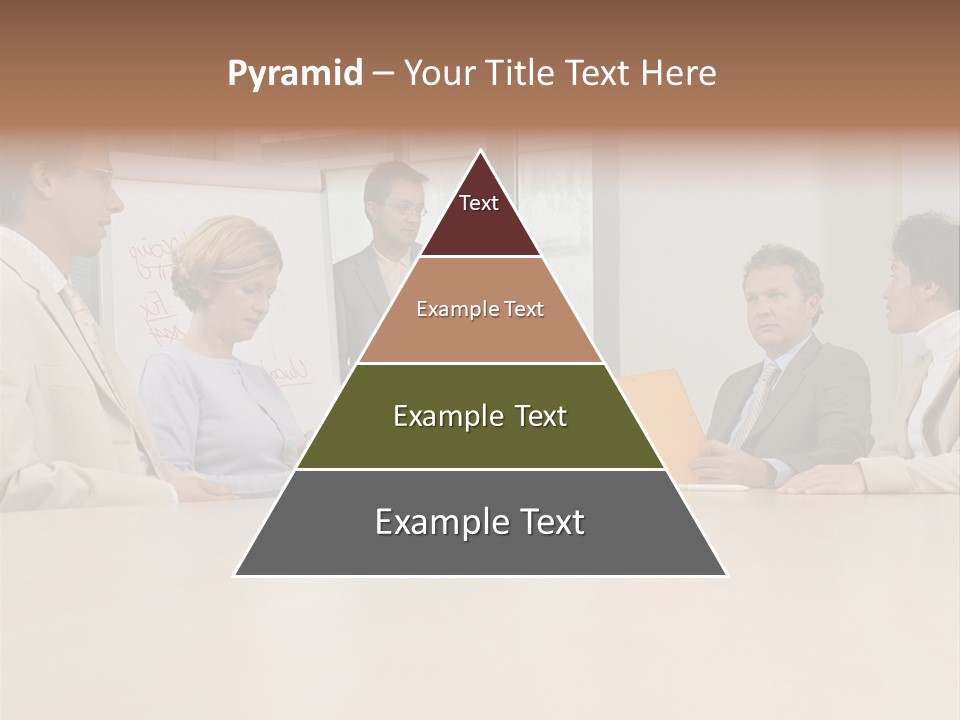 Businessman Talking Meeting PowerPoint Template