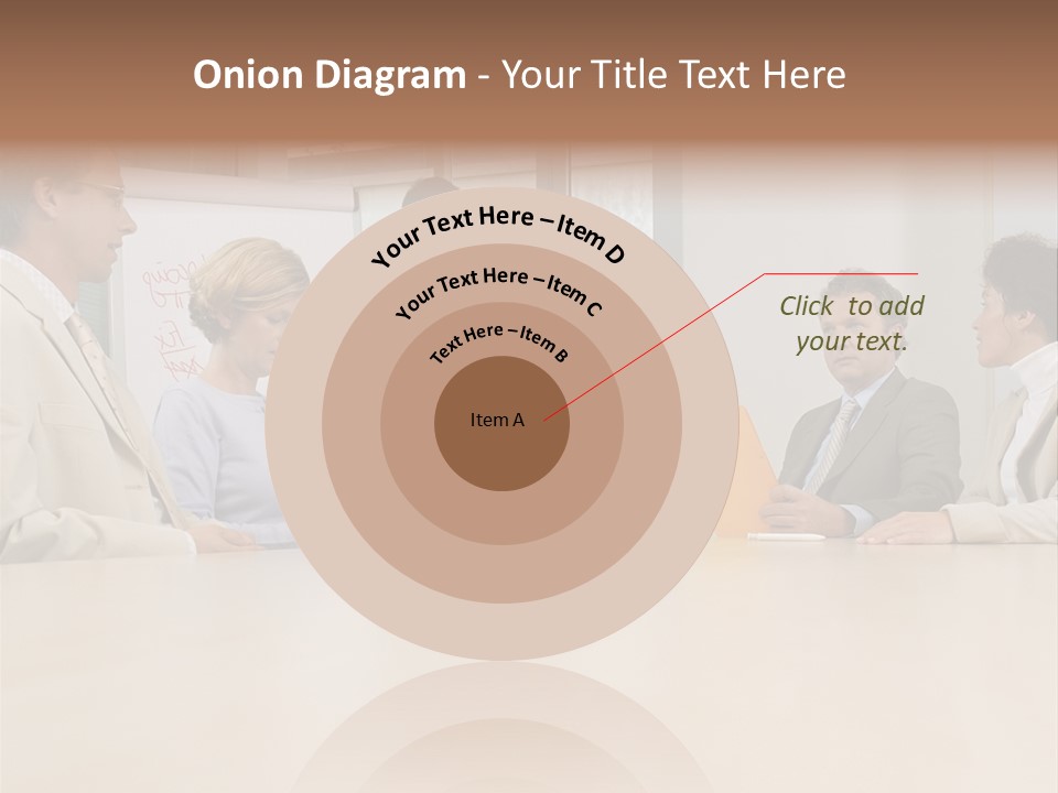 Businessman Talking Meeting PowerPoint Template