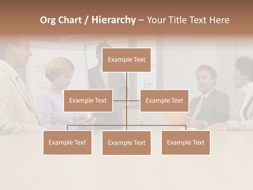 Businessman Talking Meeting PowerPoint Template