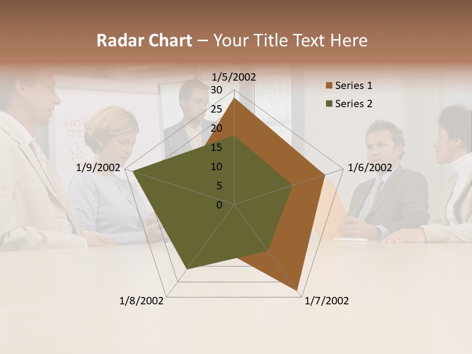 Businessman Talking Meeting PowerPoint Template