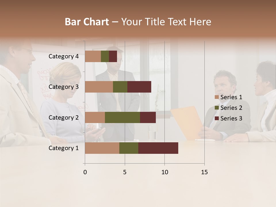 Businessman Talking Meeting PowerPoint Template