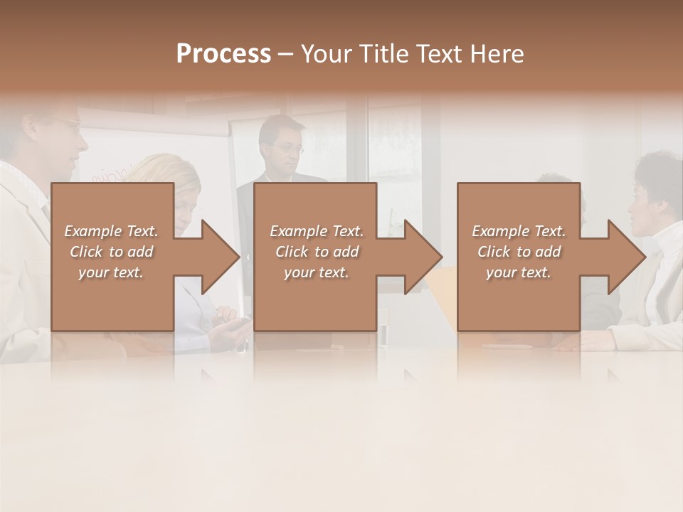 Businessman Talking Meeting PowerPoint Template