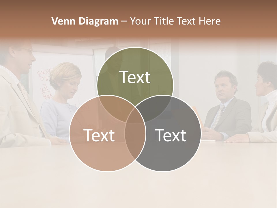 Businessman Talking Meeting PowerPoint Template