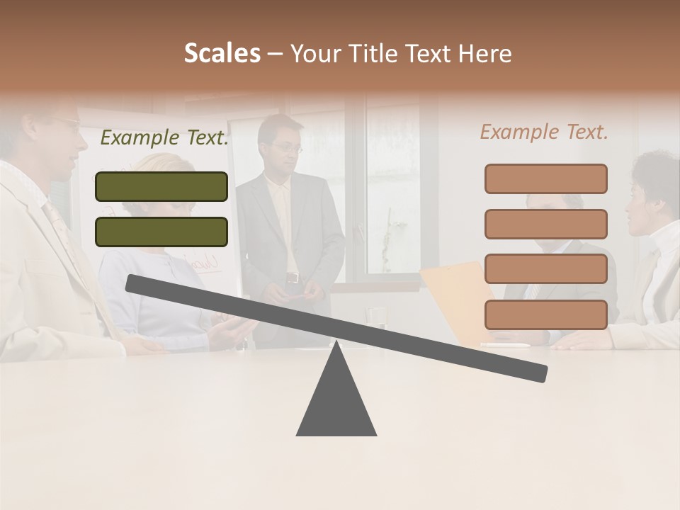 Businessman Talking Meeting PowerPoint Template