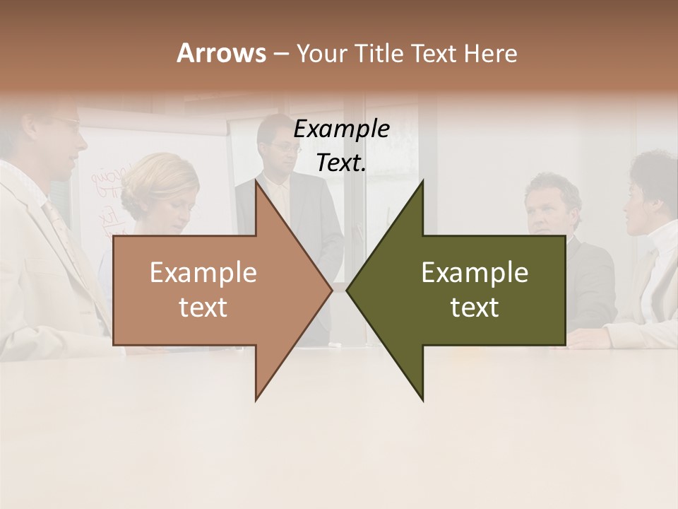 Businessman Talking Meeting PowerPoint Template