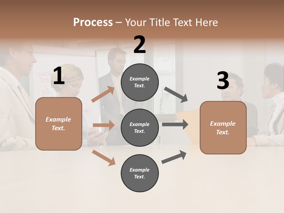 Businessman Talking Meeting PowerPoint Template