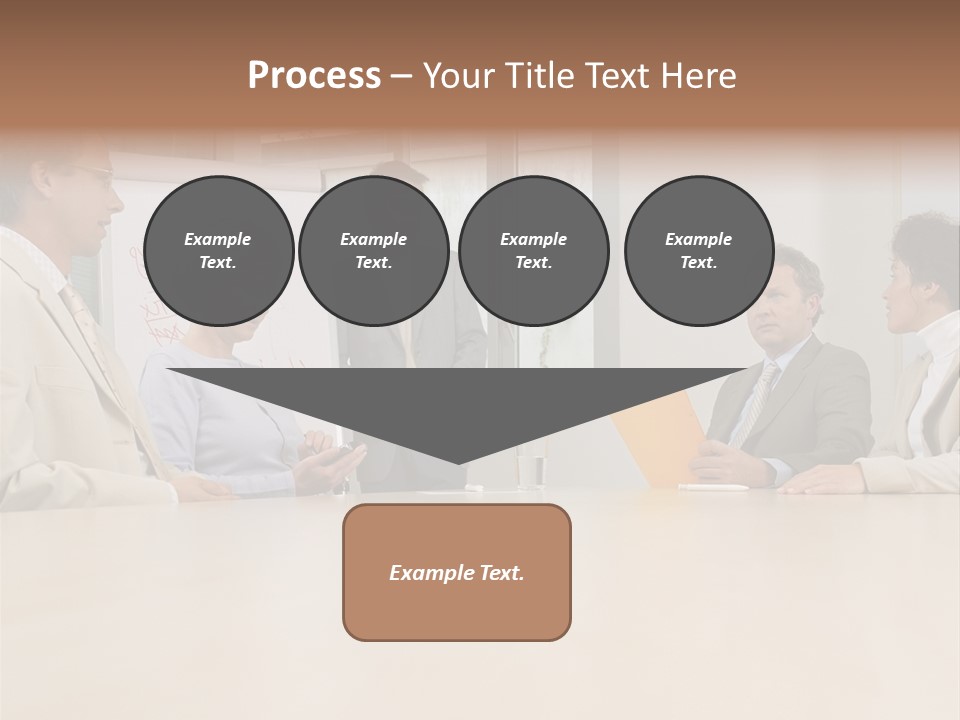 Businessman Talking Meeting PowerPoint Template