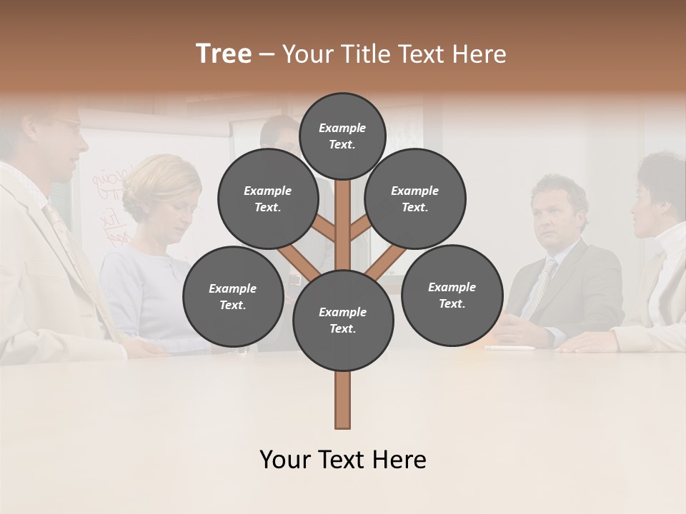 Businessman Talking Meeting PowerPoint Template