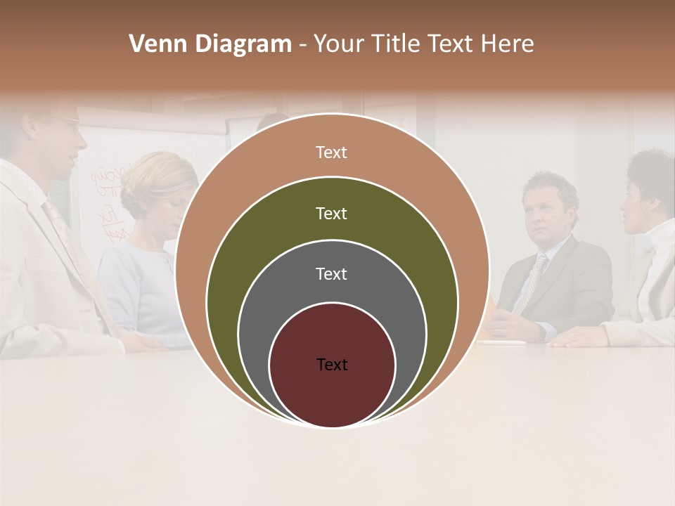 Businessman Talking Meeting PowerPoint Template