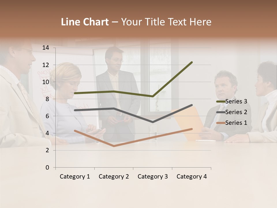 Businessman Talking Meeting PowerPoint Template