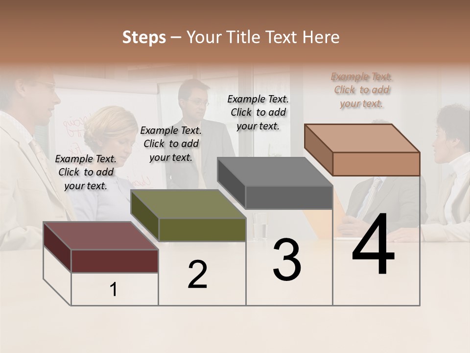 Businessman Talking Meeting PowerPoint Template