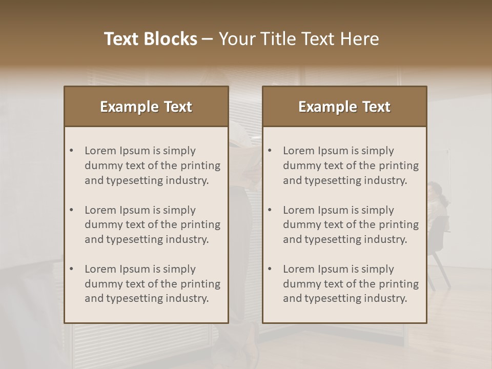 Concentration Woodenfloor Document PowerPoint Template
