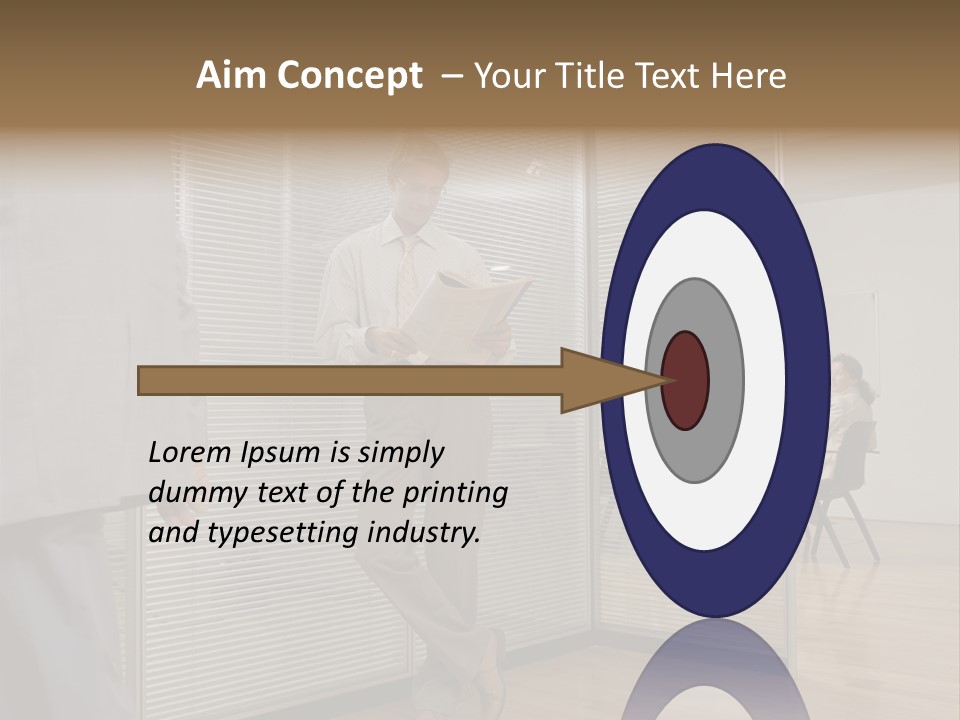 Concentration Woodenfloor Document PowerPoint Template