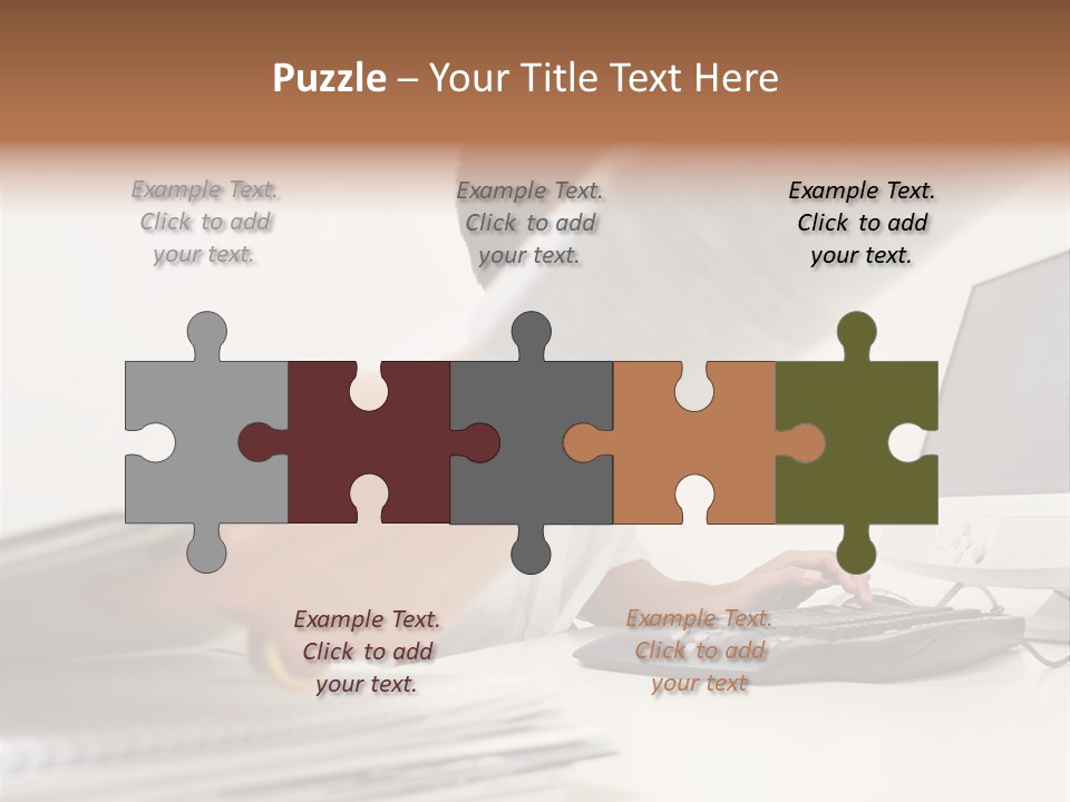 Lifting Wallmurals Male PowerPoint Template