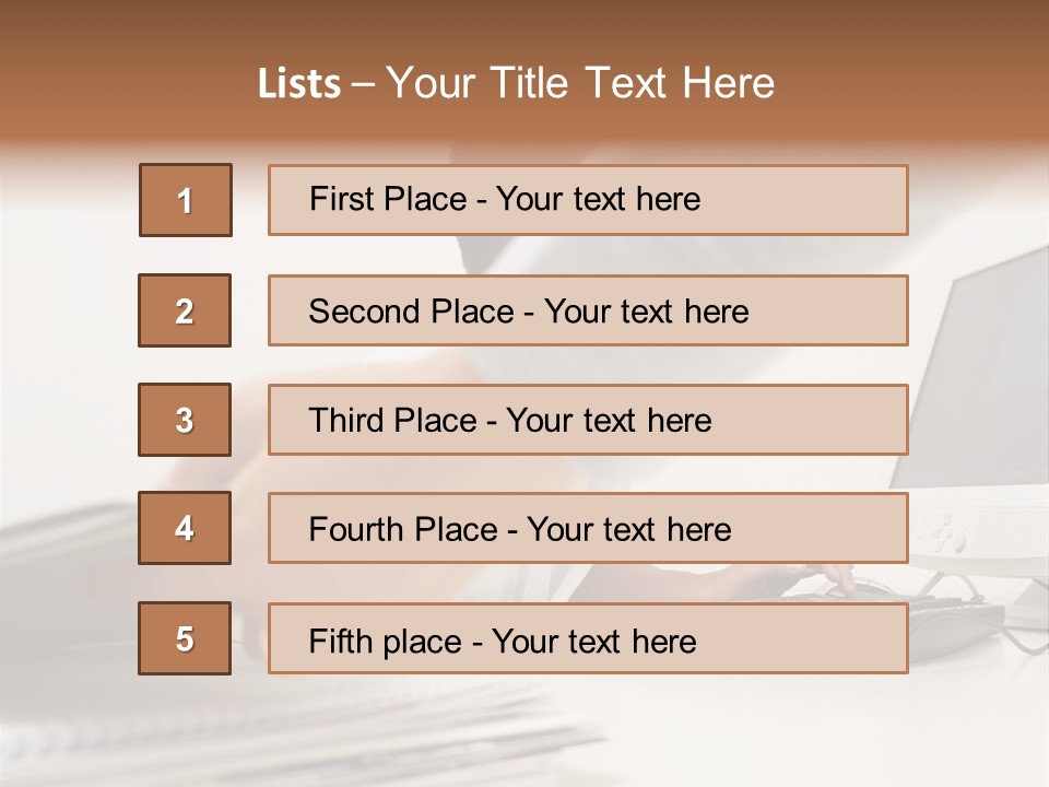 Lifting Wallmurals Male PowerPoint Template