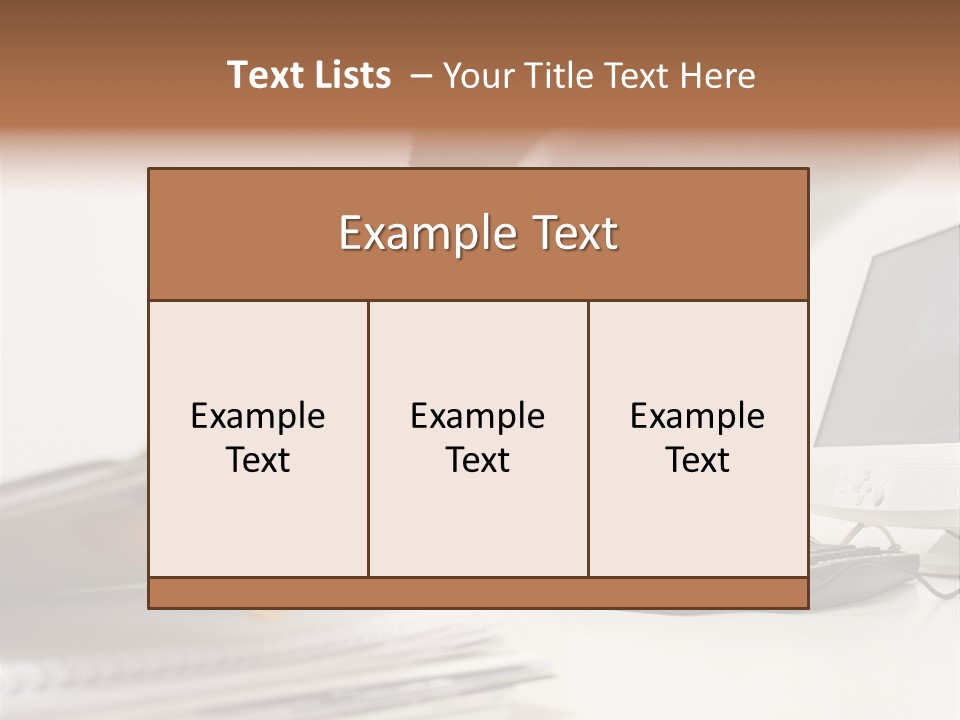Lifting Wallmurals Male PowerPoint Template
