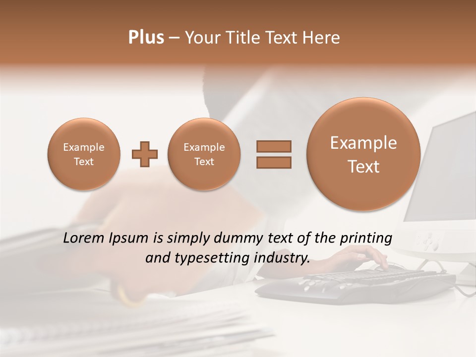 Lifting Wallmurals Male PowerPoint Template