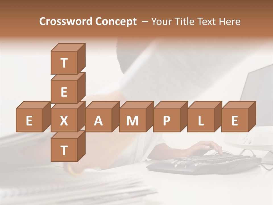 Lifting Wallmurals Male PowerPoint Template