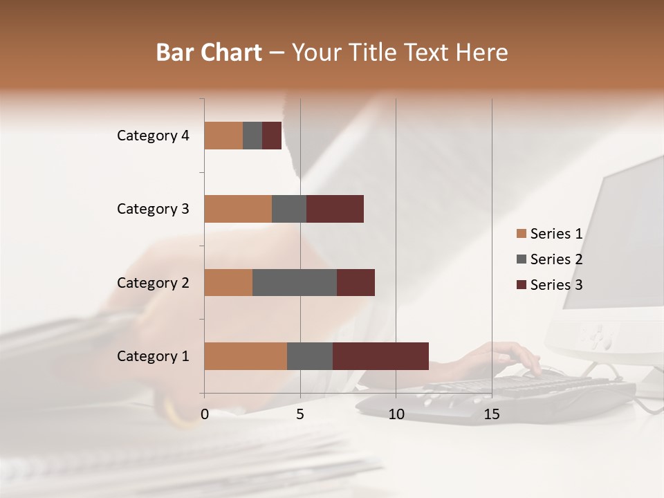 Lifting Wallmurals Male PowerPoint Template