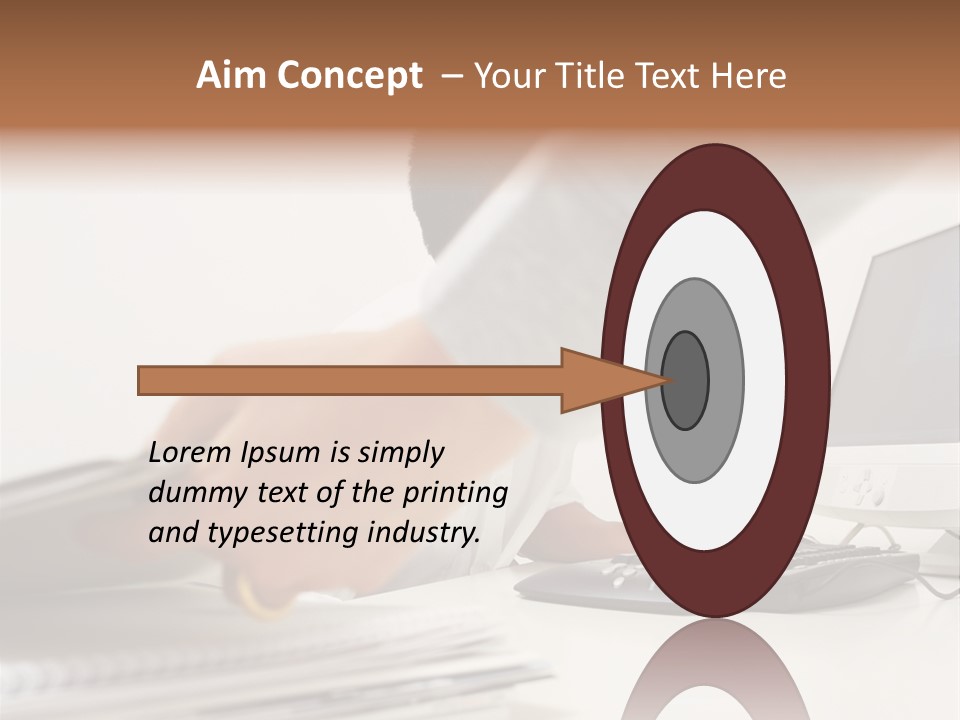 Lifting Wallmurals Male PowerPoint Template