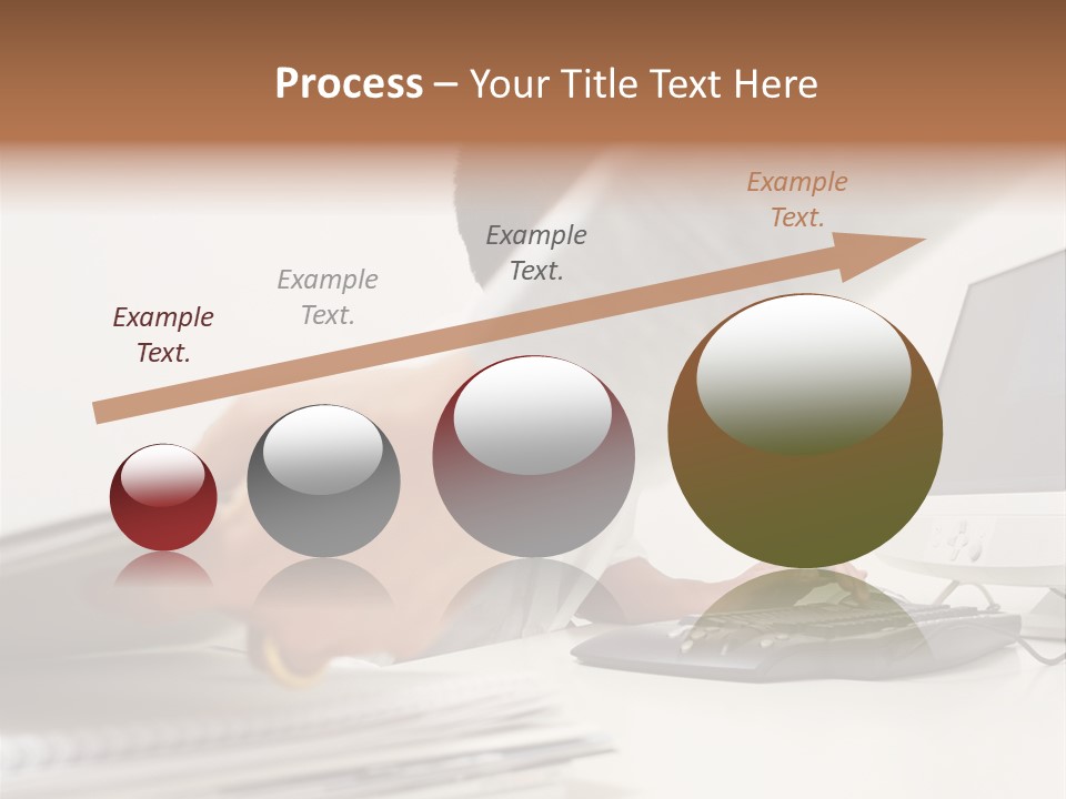 Lifting Wallmurals Male PowerPoint Template