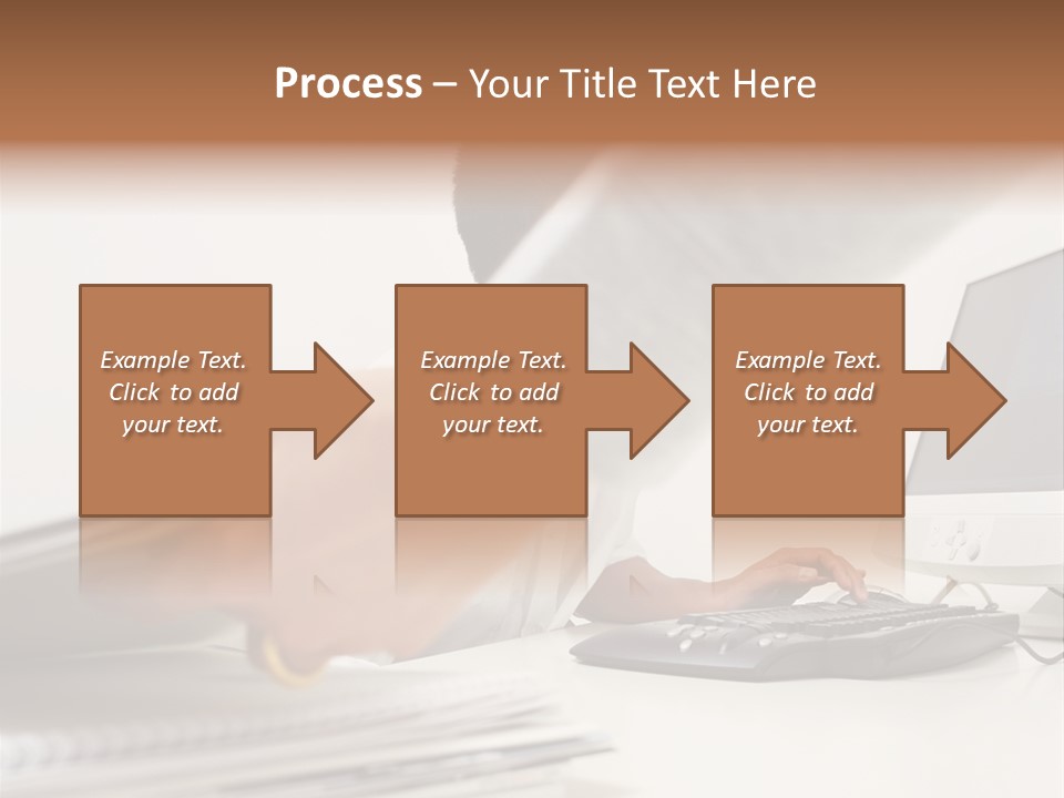 Lifting Wallmurals Male PowerPoint Template