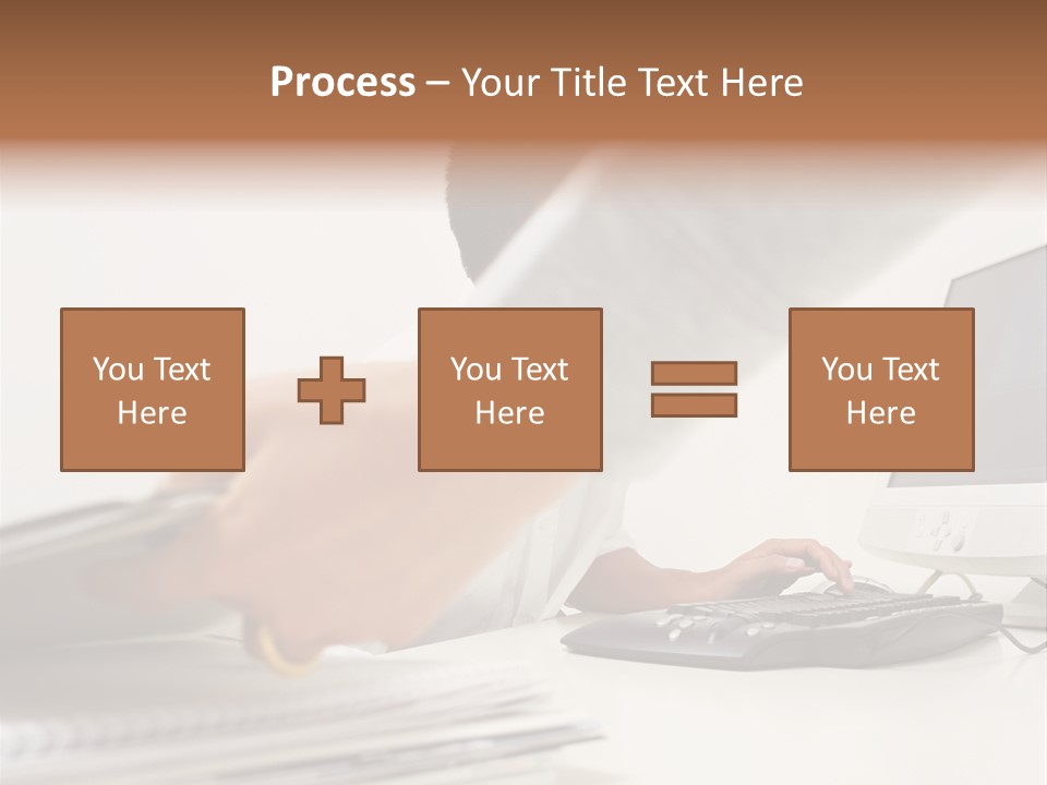 Lifting Wallmurals Male PowerPoint Template