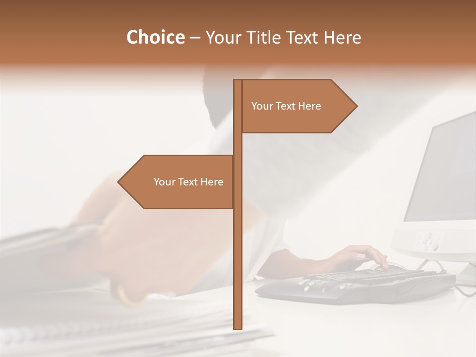 Lifting Wallmurals Male PowerPoint Template