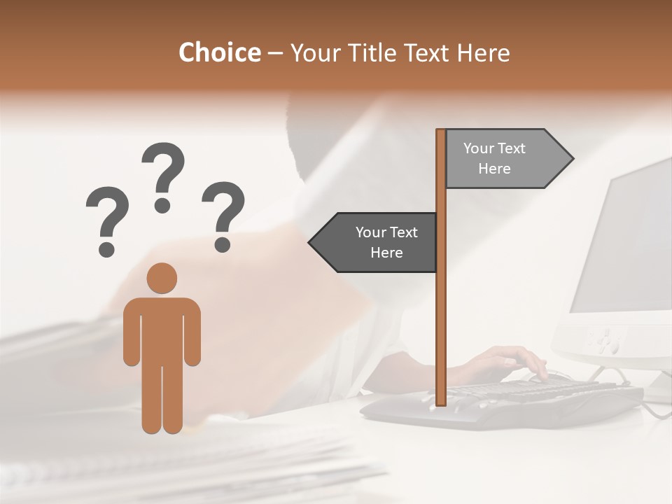 Lifting Wallmurals Male PowerPoint Template