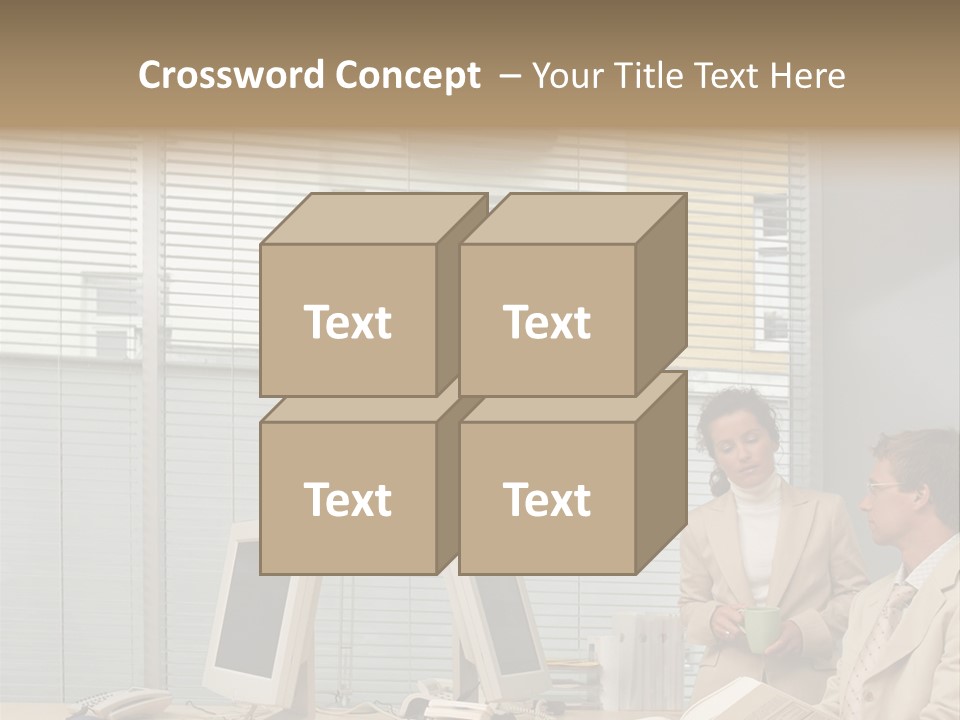 Document Working Personalcomputer PowerPoint Template