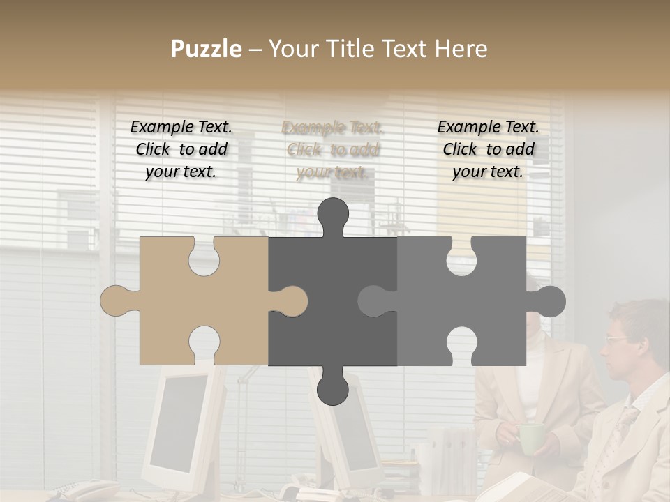 Document Working Personalcomputer PowerPoint Template