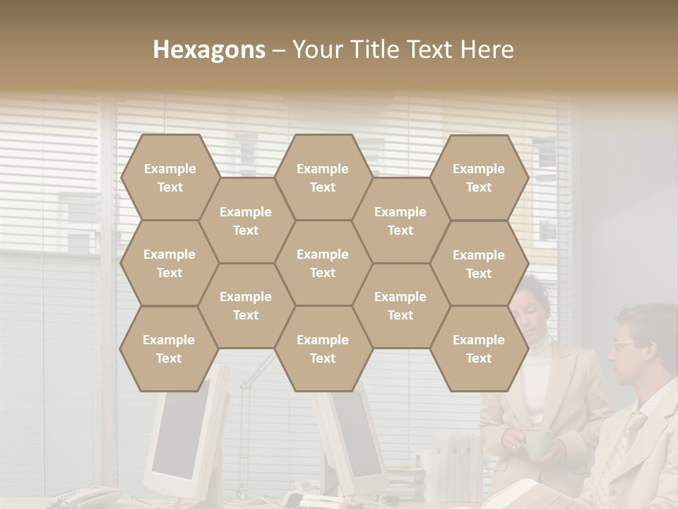Document Working Personalcomputer PowerPoint Template