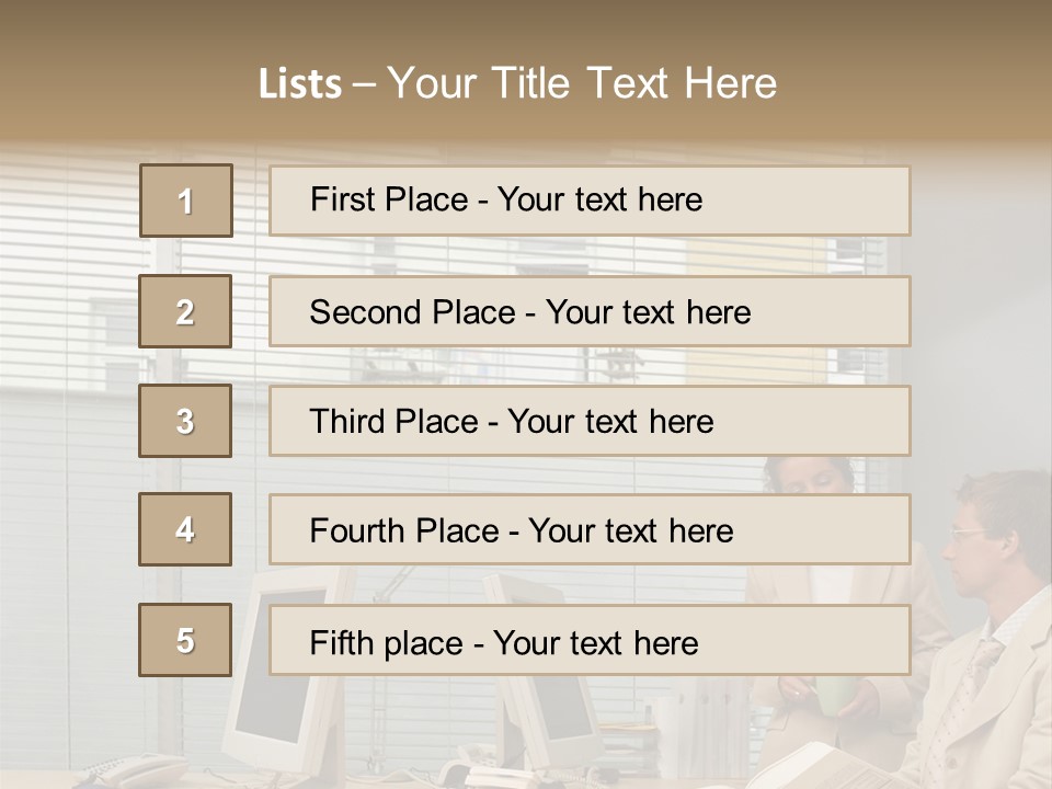 Document Working Personalcomputer PowerPoint Template